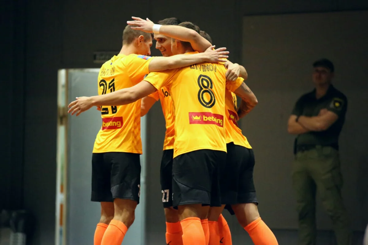 Киев Футзал поделил очки с Вргникой / фото: ФК Киев Футзал