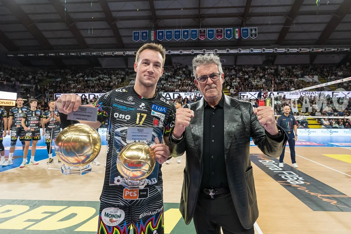 Олег Плотницький (ліворуч) / фото: ВК Перуджа