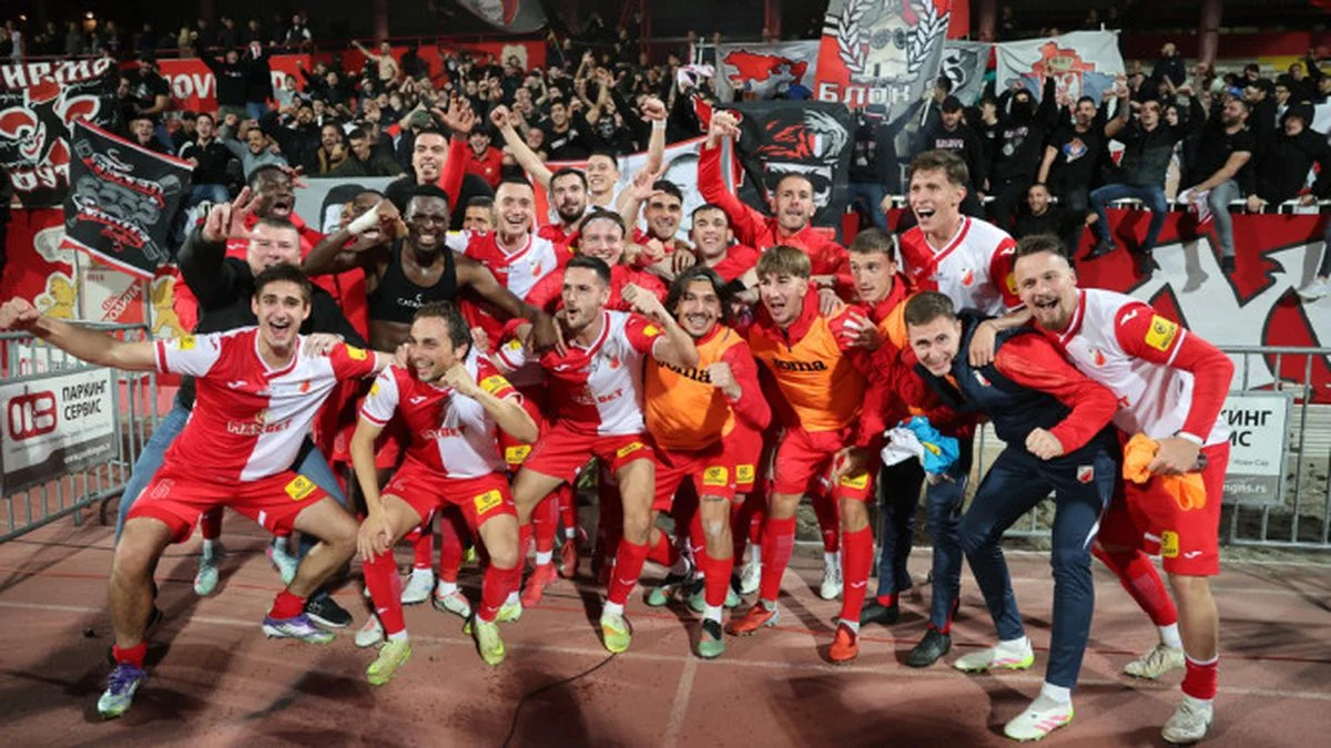 Гравці Войводини після перемоги / zurnal.rs