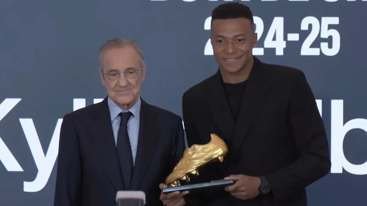 Флорентіно Перес та Кіліан Мбаппе / Скріншот