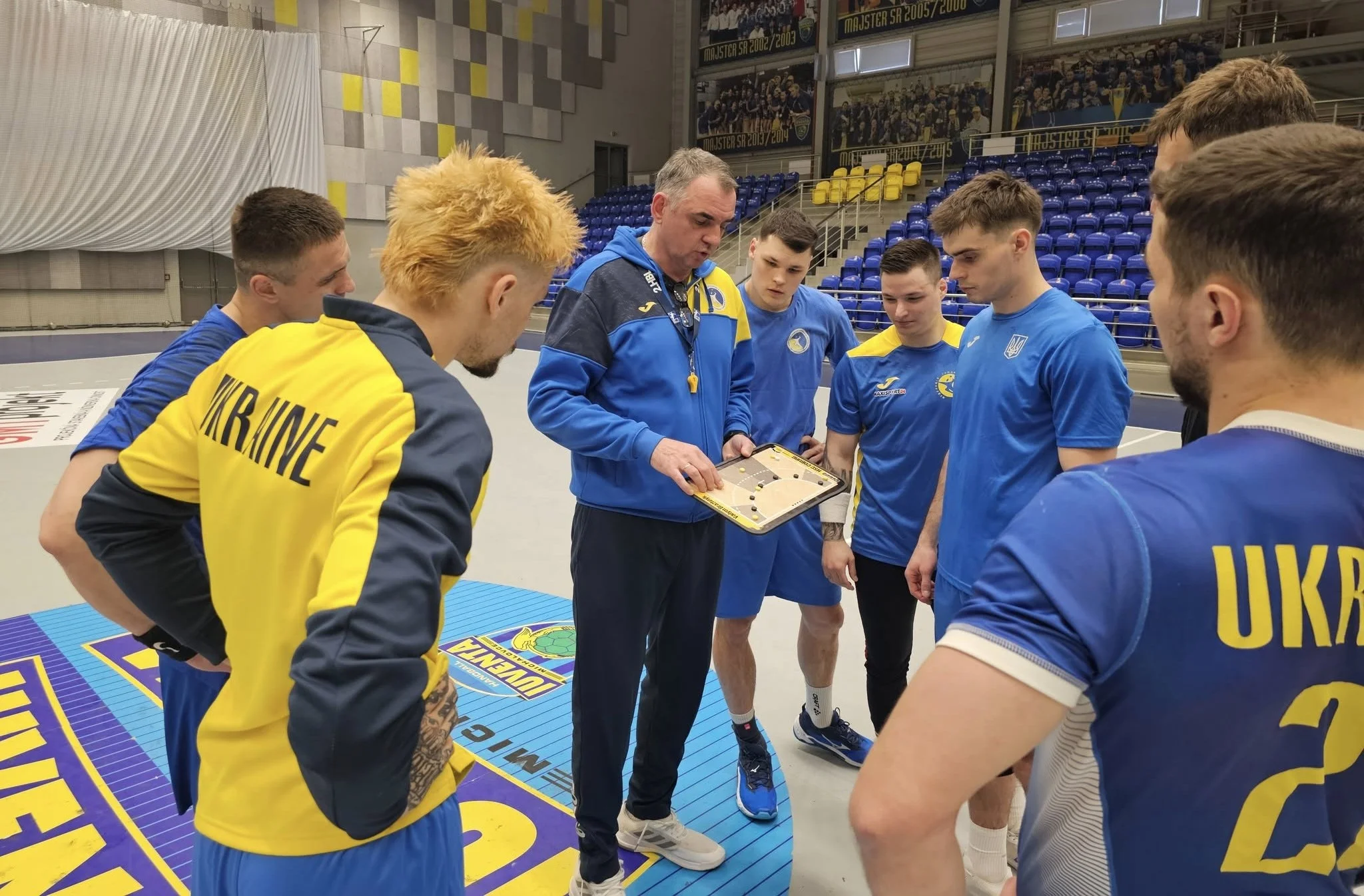 Чоловіча збірна України з гандболу / фото: ФГУ