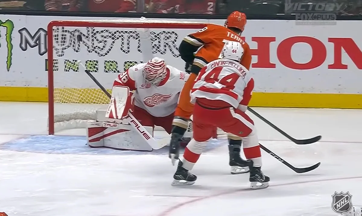 Детройт поступився Анахайму / скріншот