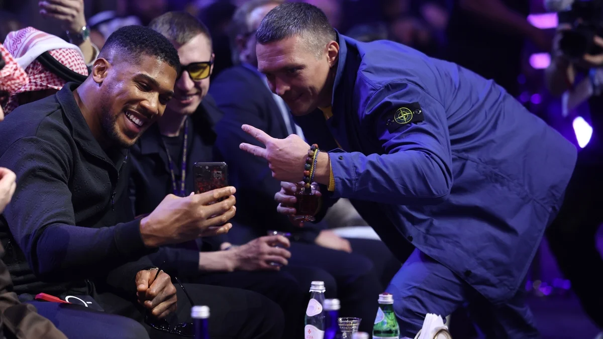 Джошуа і Усик / фоо: Getty Images