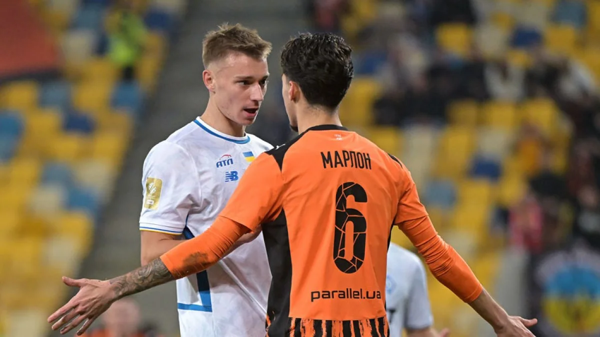 Владимир Бражко и Марлон Гомес / фото: ФК Шахтер