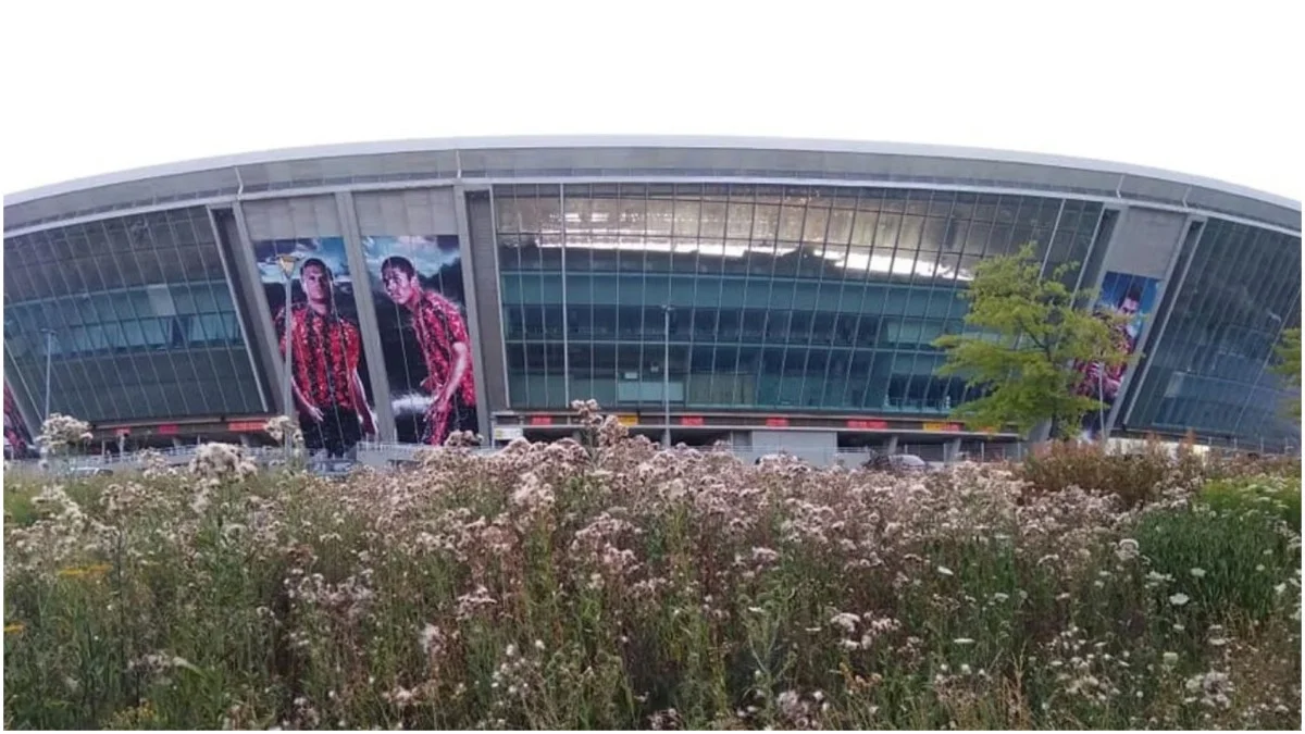 Донбас Арена при окупантах / Фото:t.me/vkukraine