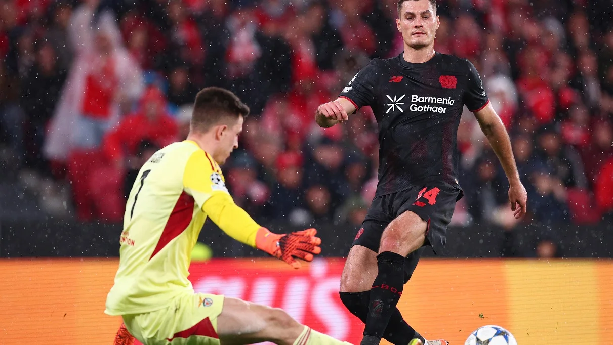 Бенфика – Байер – 0:1 / Photo by Diogo Cardoso - UEFA/UEFA via Getty Images