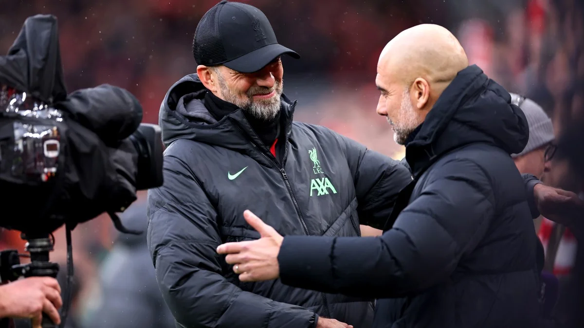 Юрген Клопп и Хосеп Гвардиола / Photo by Robbie Jay Barratt - AMA/Getty Images