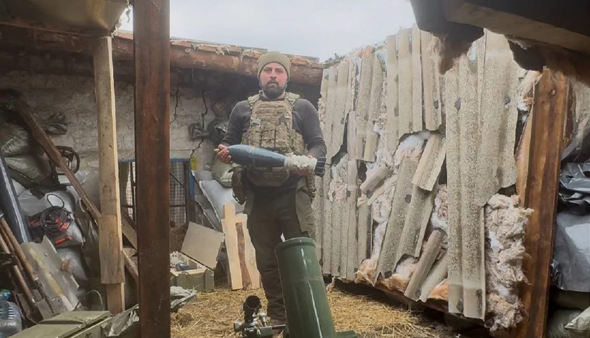 Ігор Паськів на бойовій позиції / Фото надане героєм