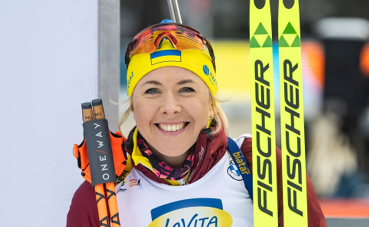 Лідерка збірної України Юлія Джима / фото: biathlon.com.ua/Dmytro Yevenko
