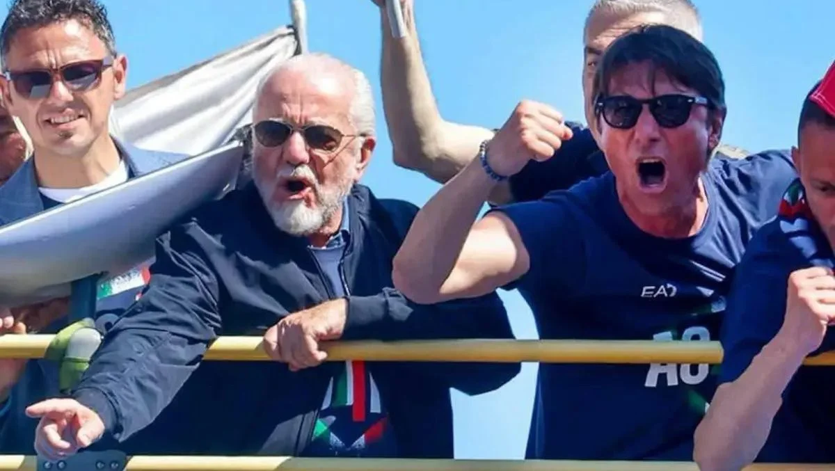 Ауреліо Де Лаурентіс та Антоніо Конте / скріншот