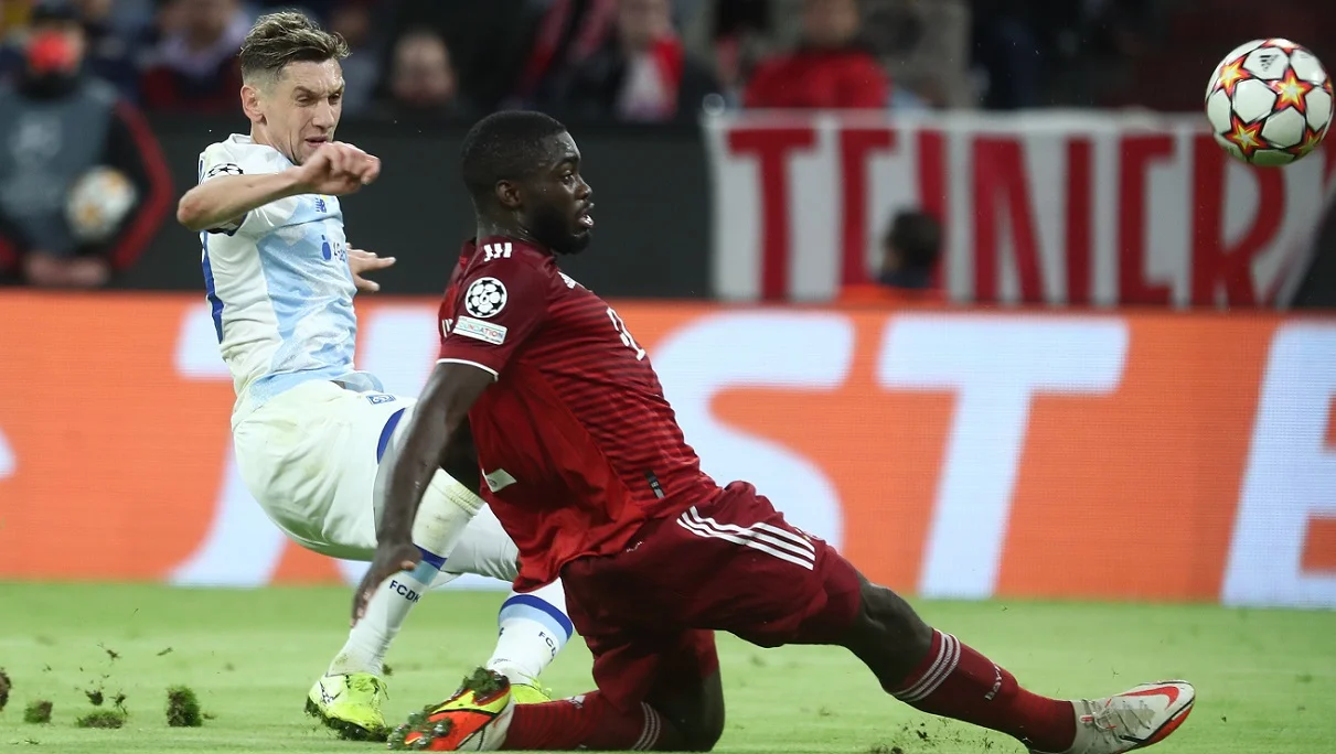 Упамекано против Динамо в 2021 году / Фото пресс-службы Динамо