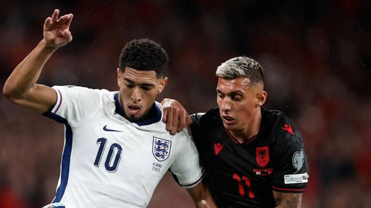 Джуд Беллінгем у грі проти збірної Албанії / IMAGO