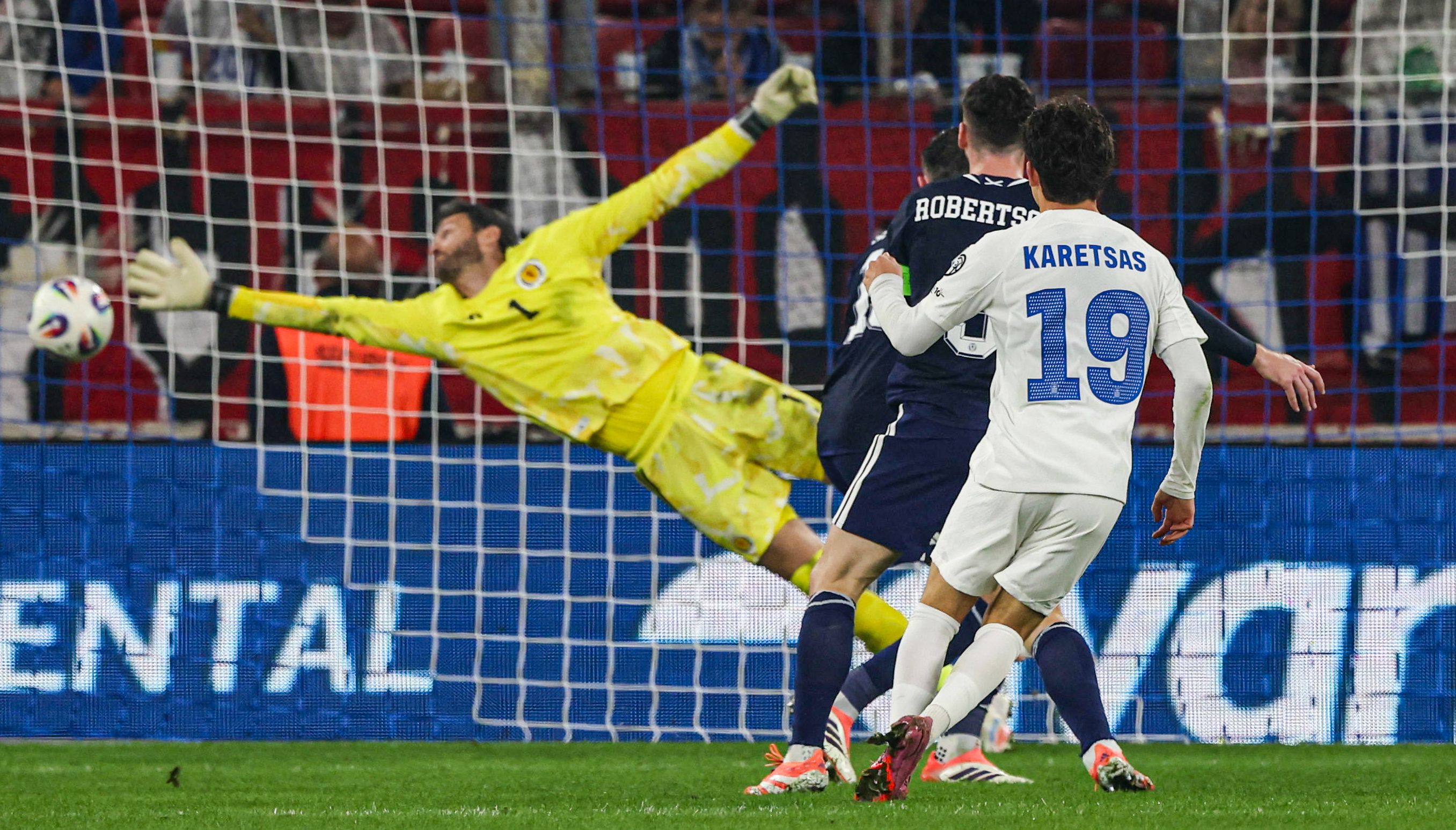 Греция – Шотландия – 3:2 / Craig Williamson/SNS Group via Getty Images