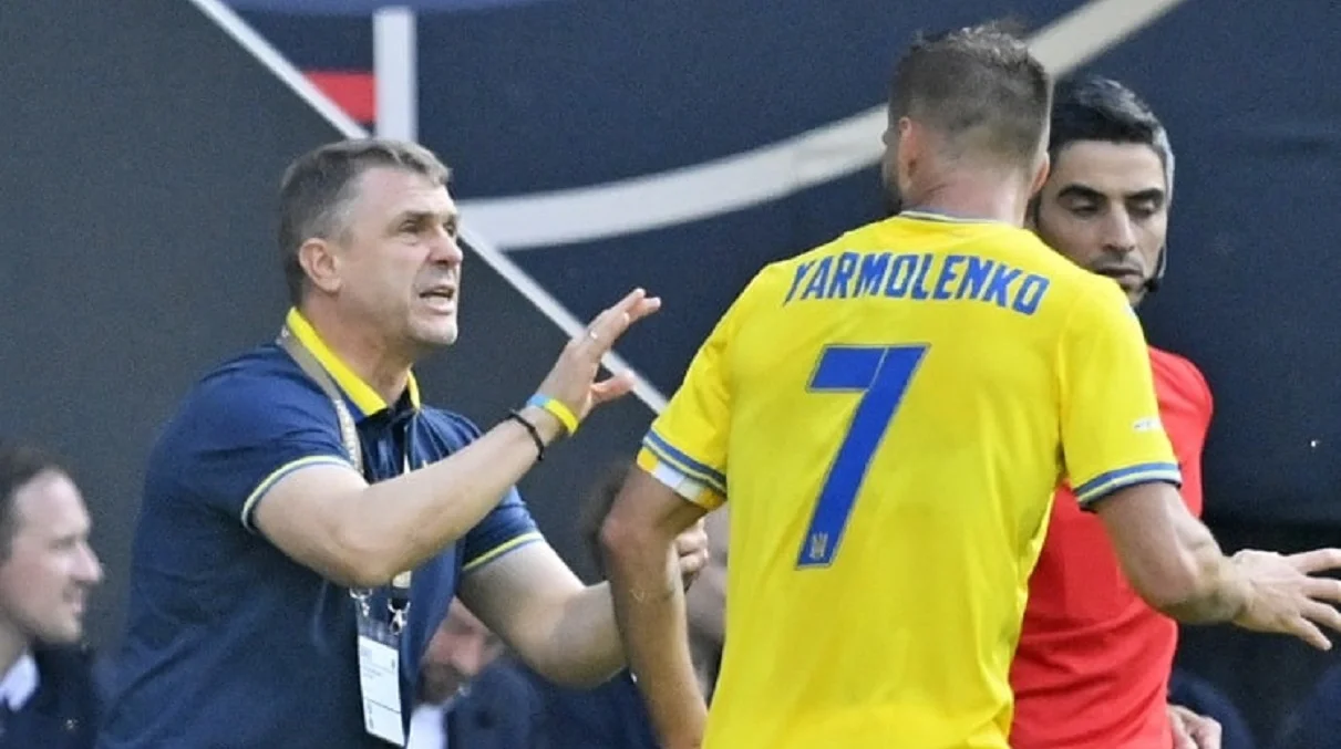 Ребров и Ярмоленко / Фото пресс-службы УАФ