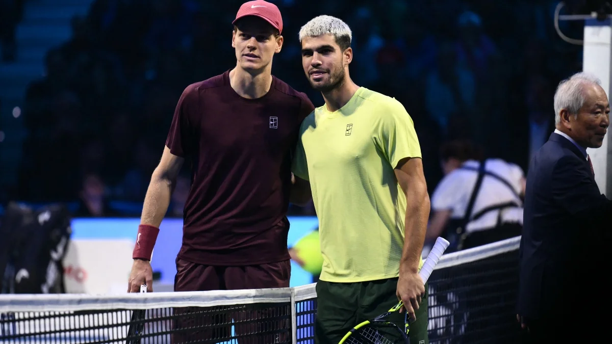 Яннік Сіннер і Карлос Алькарас / Getty Images