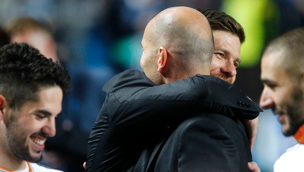 Хаби Алонсо и Зинедин Зидан / NACHO MORENO / elmundo.es