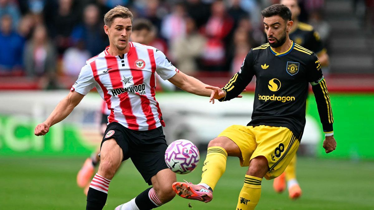 Ярмолюк в игре против МЮ / JUSTIN TALLIS/AFP via Getty Images