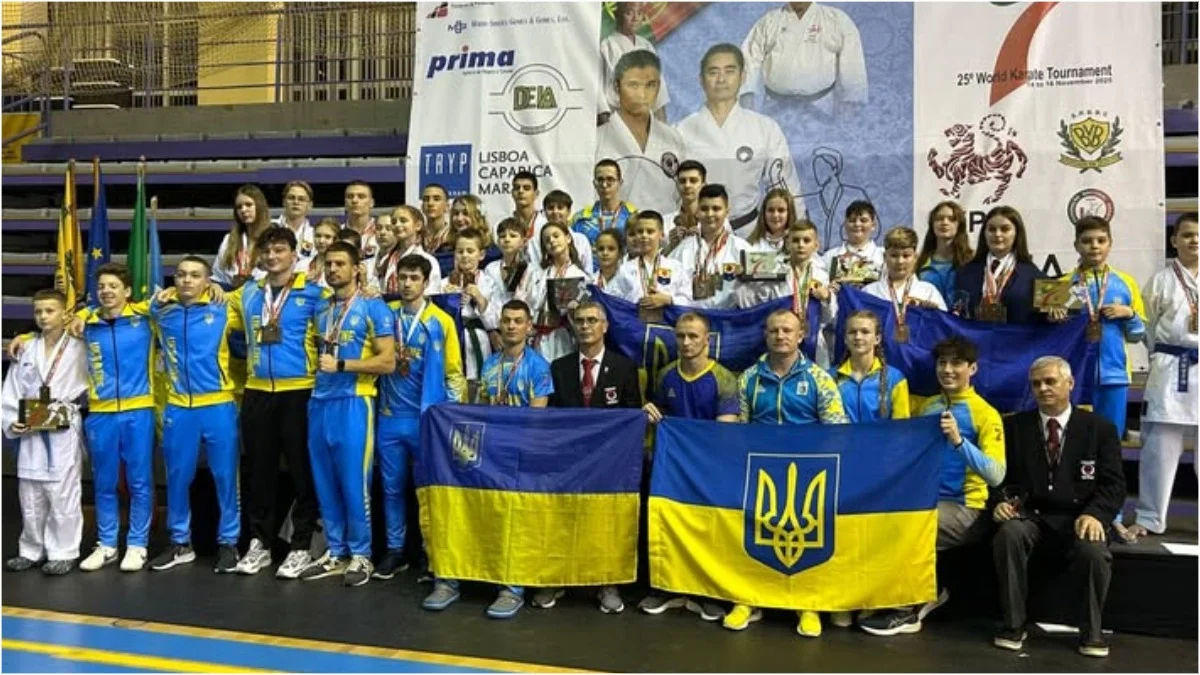 Сборная Украины по фунакоши шотокан каратэ / Фото: Министерство молодежи и спорта Украины