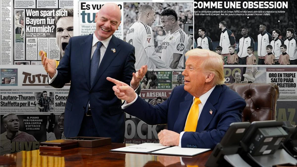 Джанни Инфантино и Дональд Трамп / Maxppp