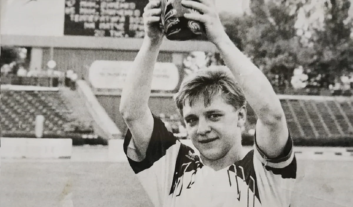 Андрій Полунін у Дніпрі початку 90-х / Фото з відкритих джерел