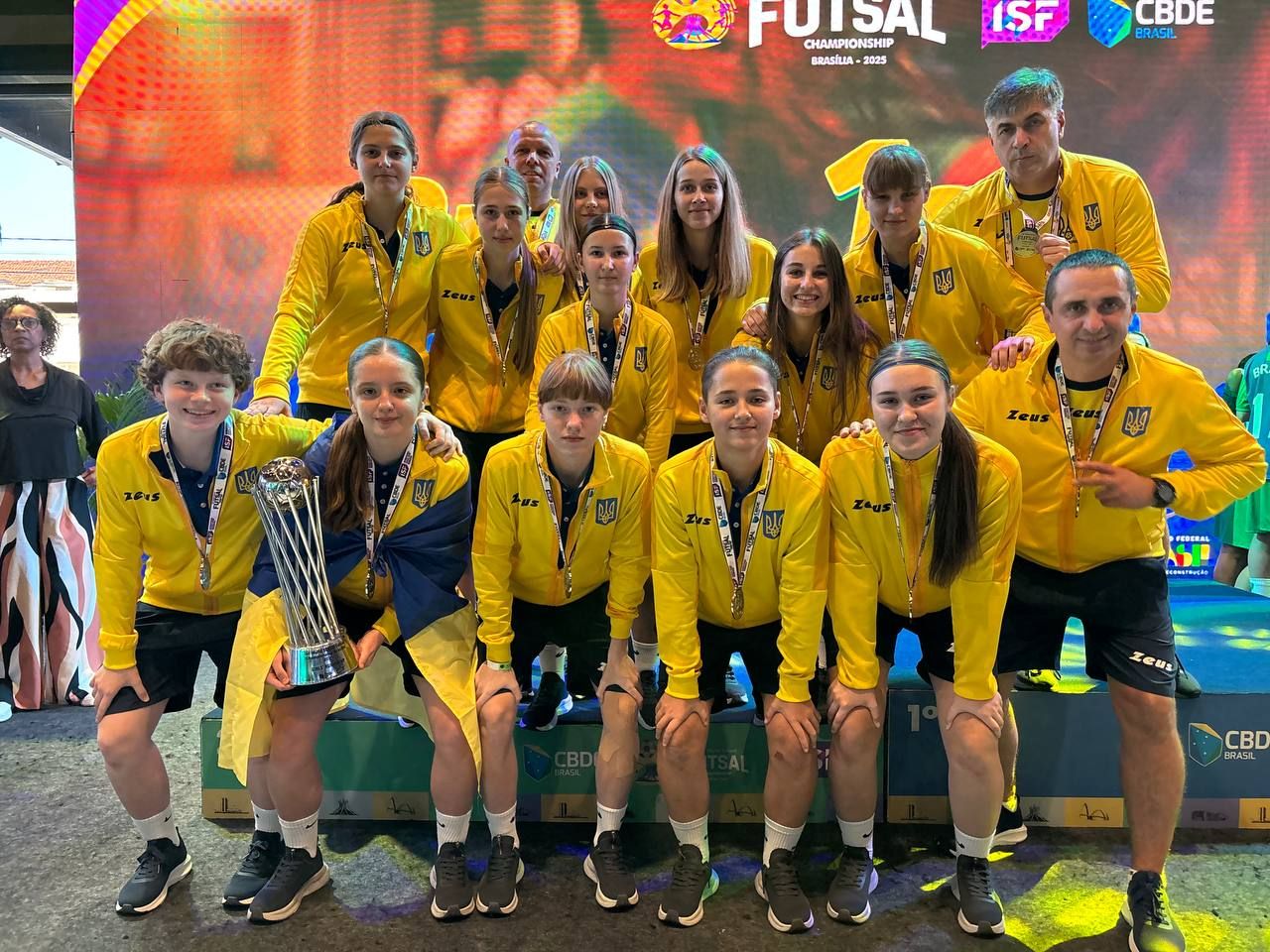 Девичья сборная Украины U-18 по футзалу / фото: АФУ