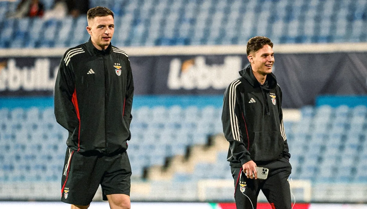 Трубин и Судаков / фото: Бенфика