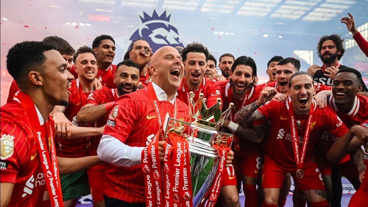 Ливерпуль празднует чемпионство в АПЛ / IMAGO
