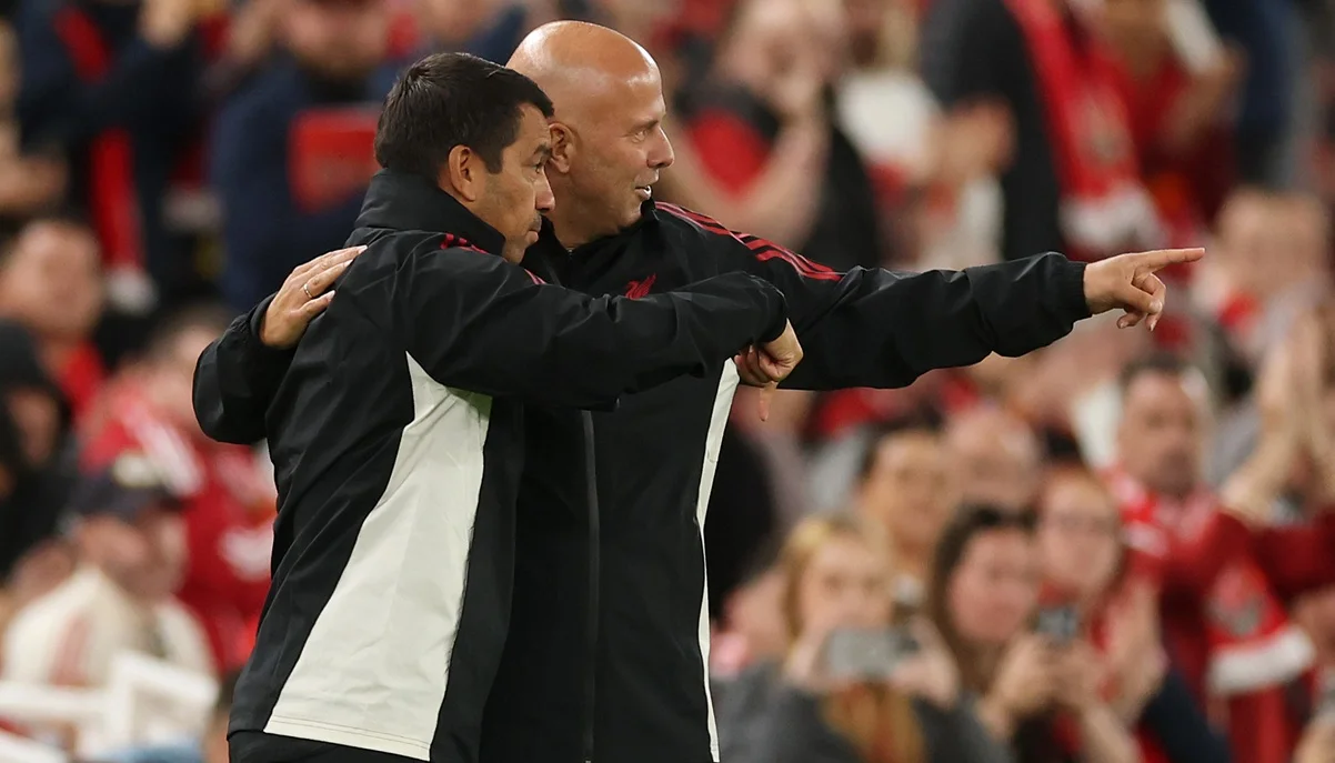 Джованні ван Бронкхорст та Арне Слот / фото: Carl Recine/Getty Images