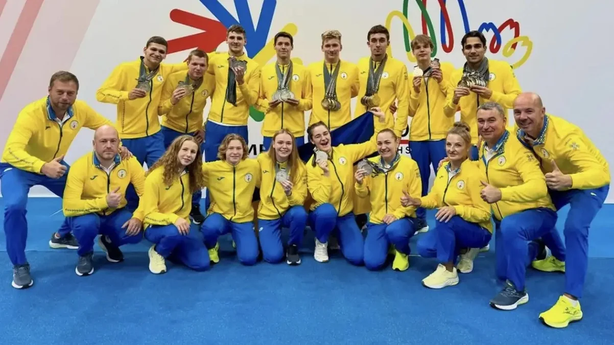 Сборная Украины на Дефлимпиаде-2025 / фото: НКСИУ