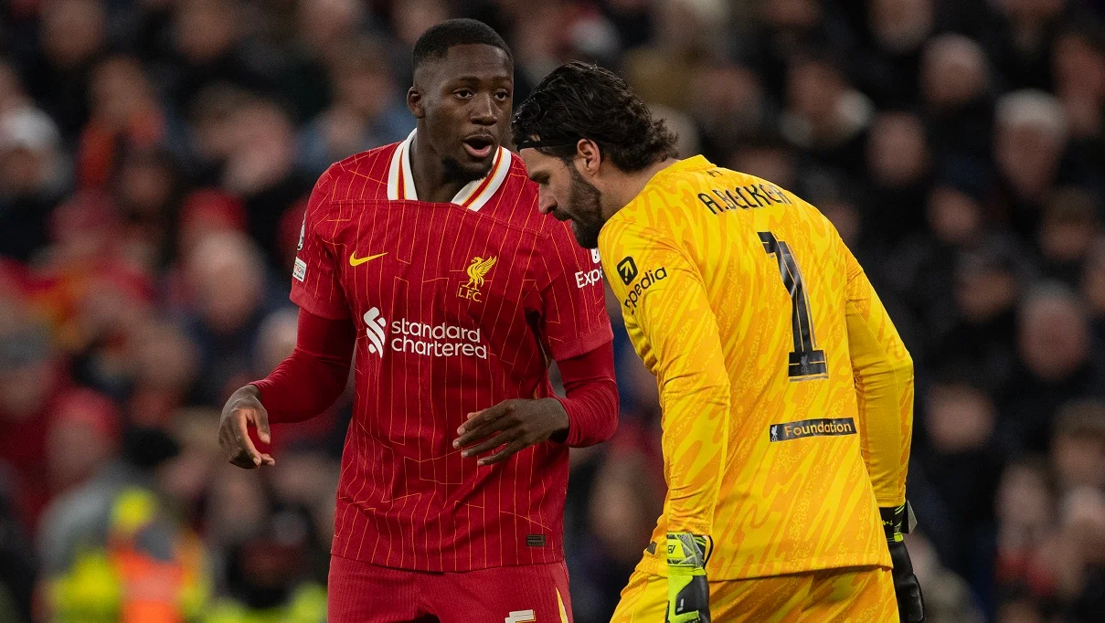 Ібрагіма Конате та Аліссон / фото: Joe Prior/Visionhaus via Getty Images