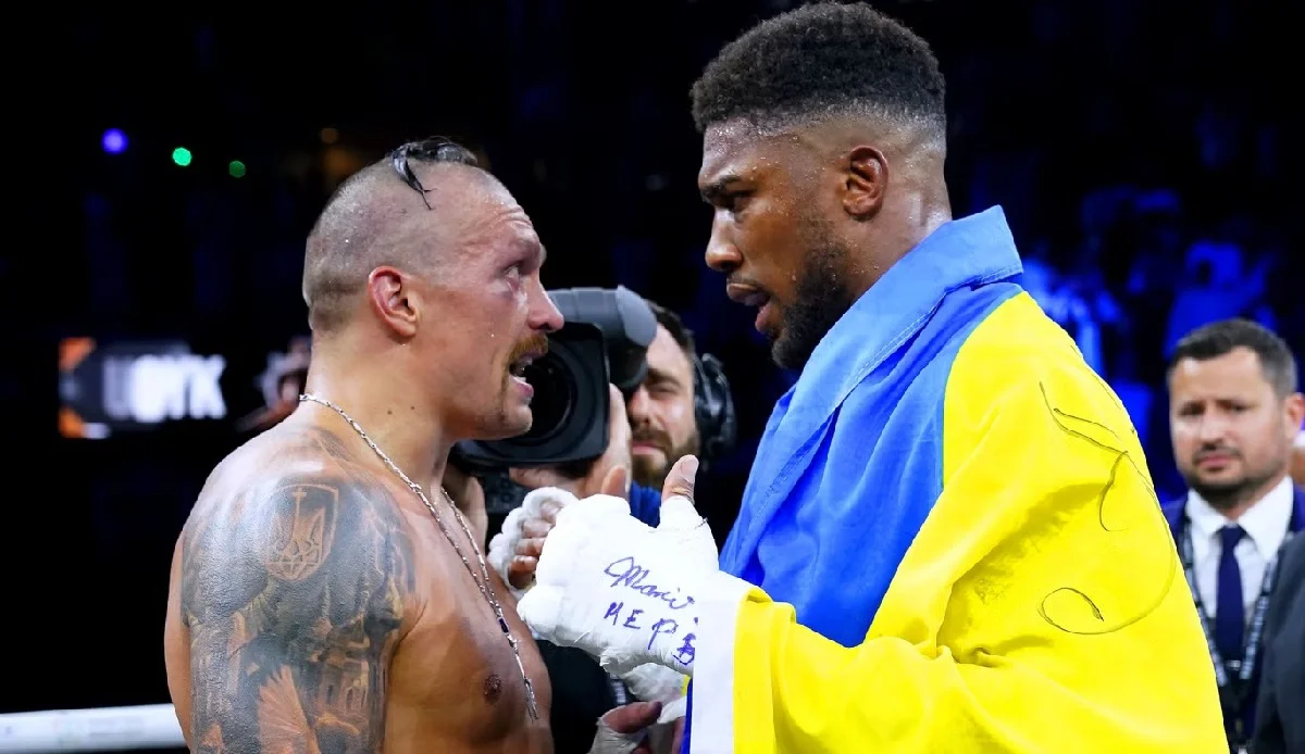 Олександр Усик і Ентоні Джошуа / PA Media Archive