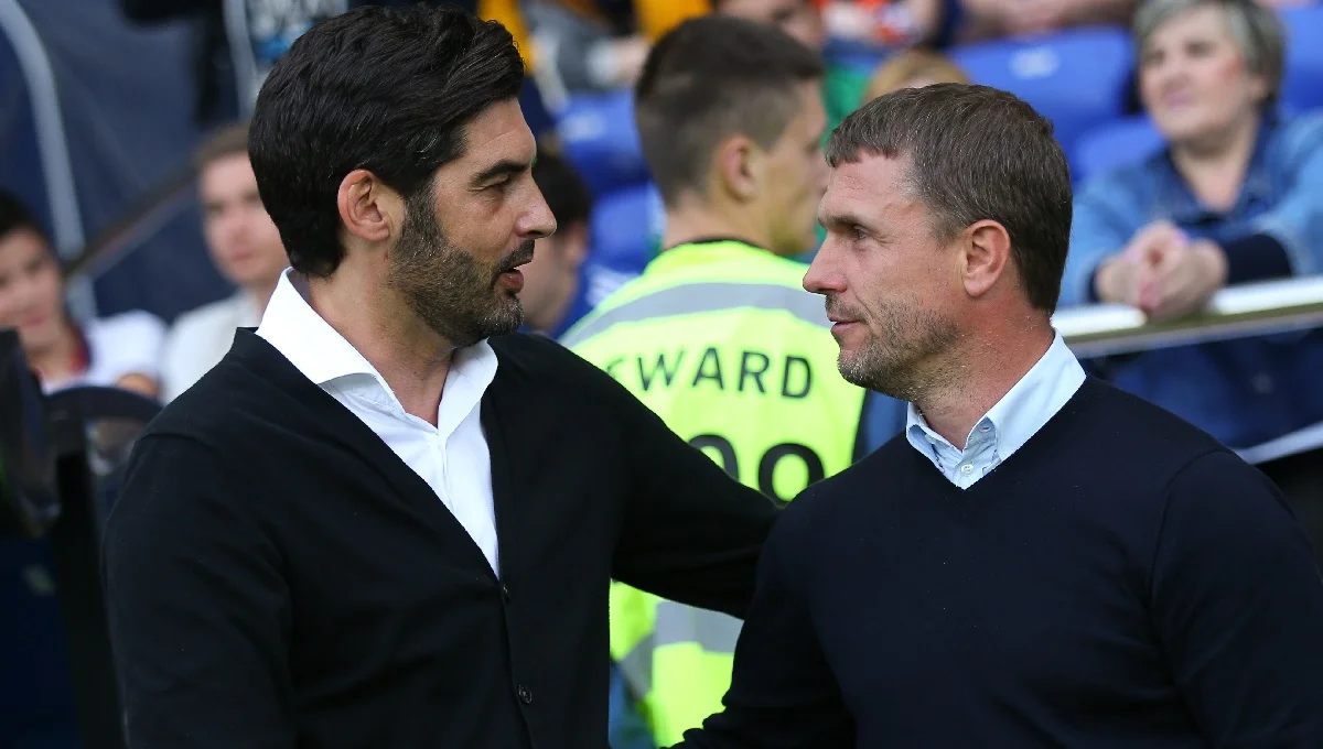 Паулу Фонсека и Сергей Ребров / Фото О. Осипова