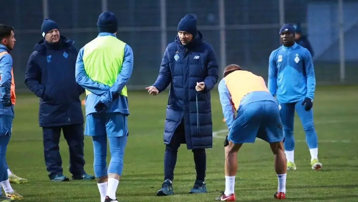 Ігор Костюк (у центрі) / ФК Динамо