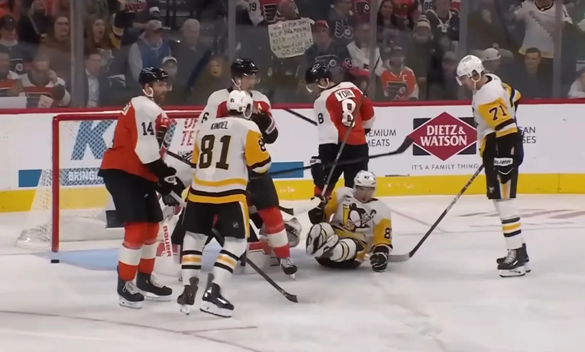 Піттсбург на чолі з Кросбі обіграли Філадельфію / скріншот