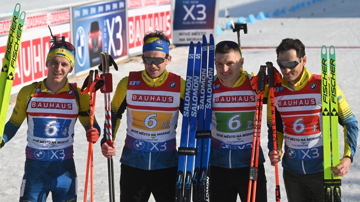 Мужская сборная Украины по биатлону / Getty Images