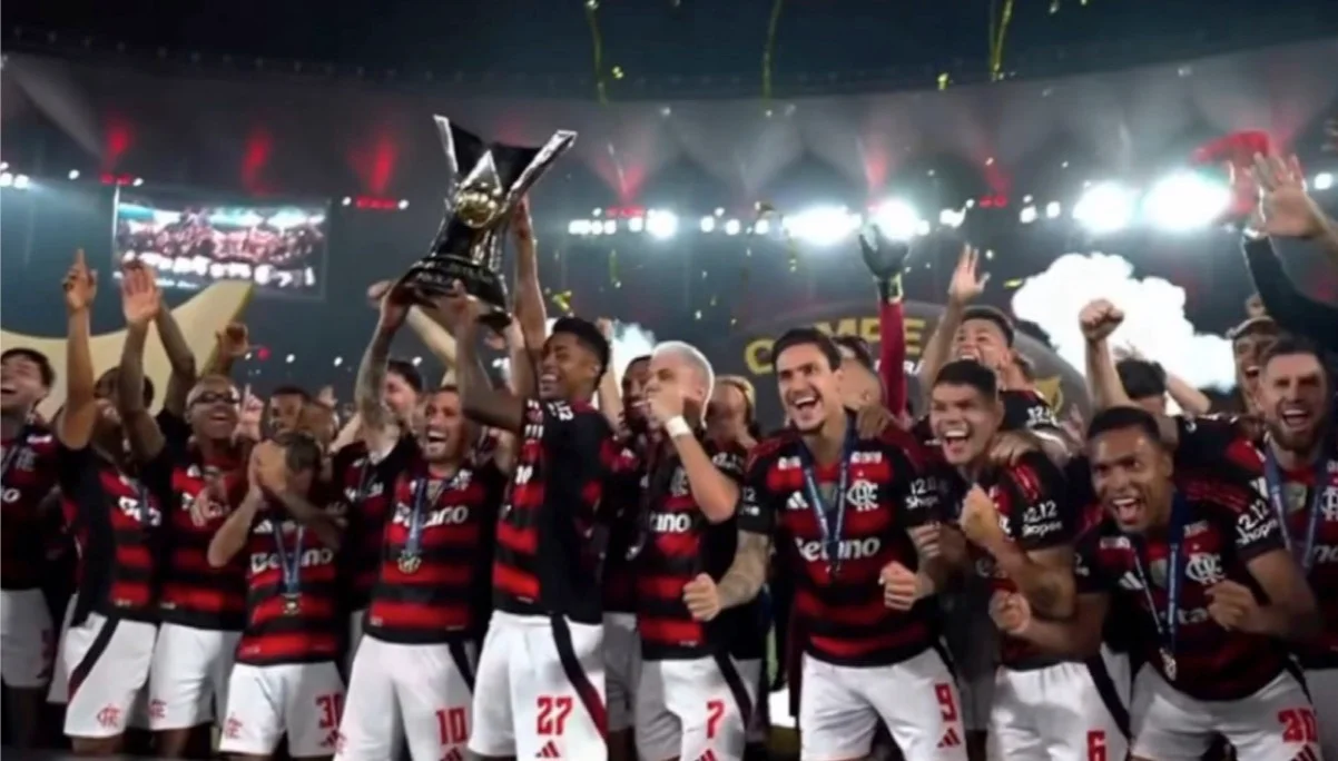 Фламенго святкує чемпіонство / скріншот