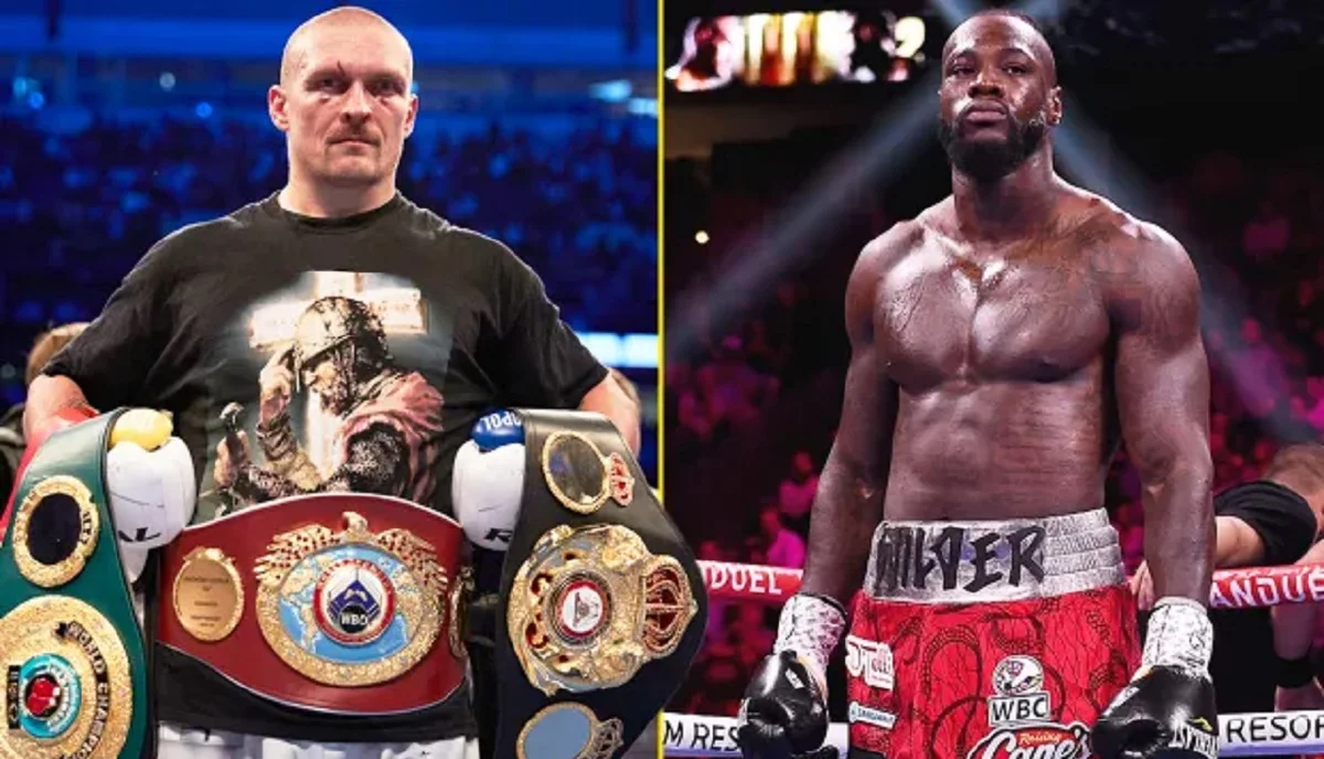 Усик проти Вайлдера / Фотоколаж з соцмереж