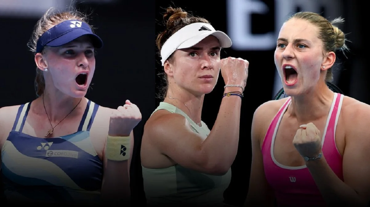 Ястремская, Свитолина и Костюк / Фотоколлаж из открытых источников