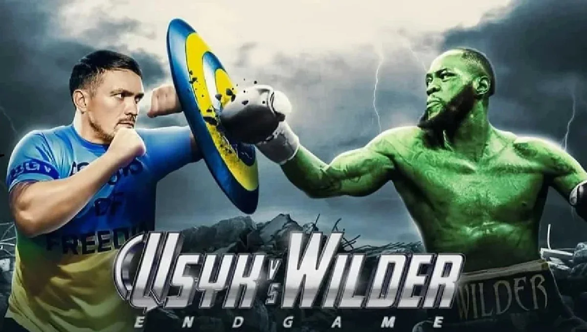 Александр Усик и Деонтей Уайлдер / Фотоколлаж World Boxing News