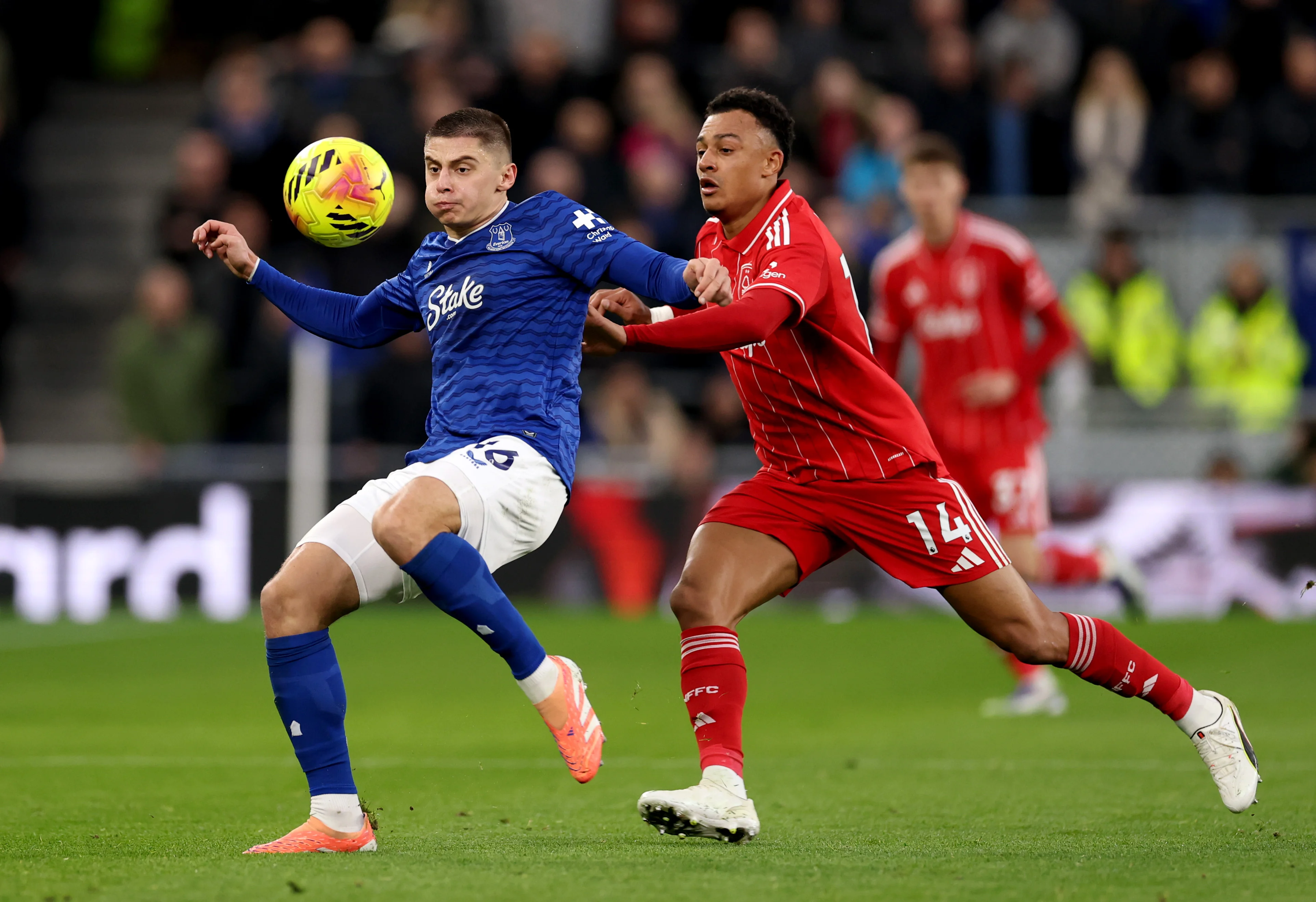 Віталій Миколенко у переможному матчі проти Ноттінгема / Richard Heathcote/Getty Images