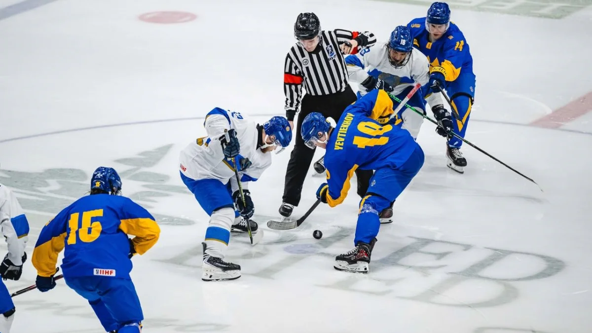 Украина – Казахстан / фото: Федерация хоккея Украины