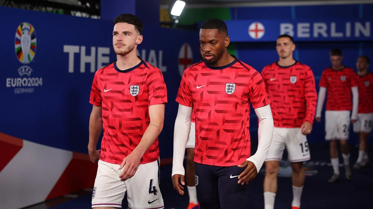 Деклан Райс, Айвен Тоуні у збірній Англії / фото: UEFA/UEFA via Getty Images