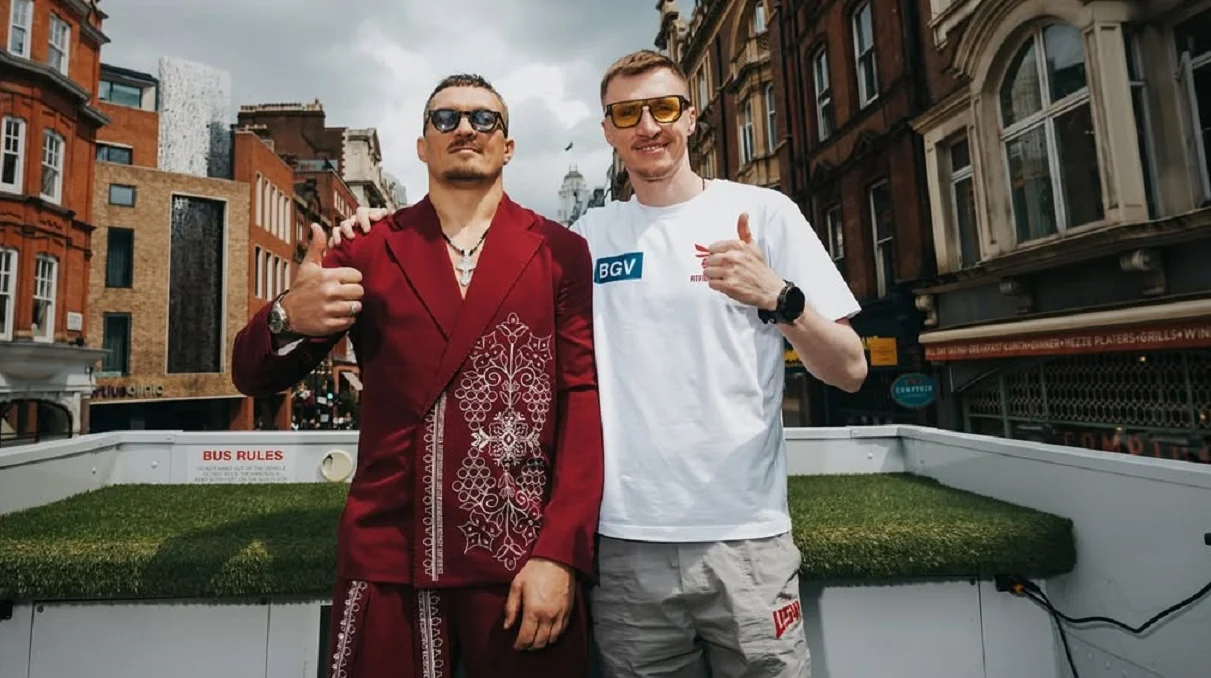 Усик и Лапин / Фото с https://www.instagram.com/serge_lapin/?hl=uk