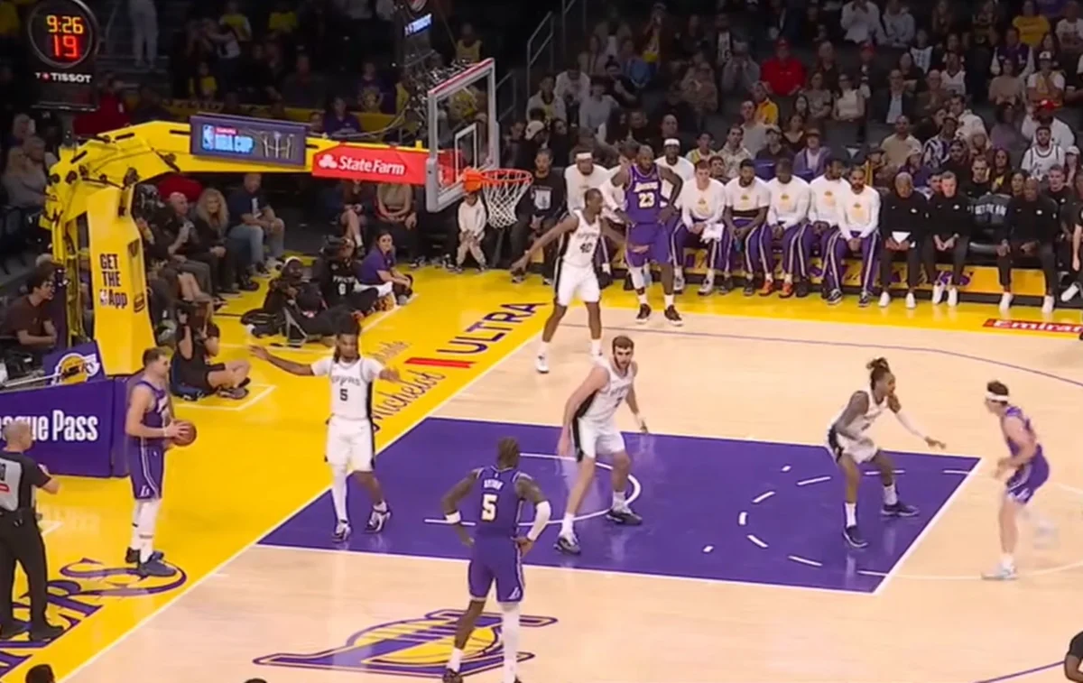 Лейкерс зазнали поразки від Сан-Антоніо / скріншот