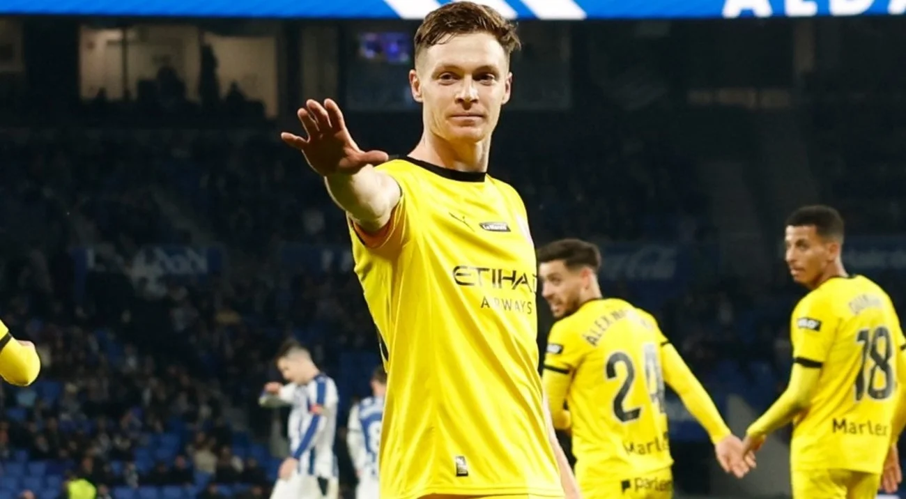 Цыганков празднует в фирменном стиле / Ла Лига