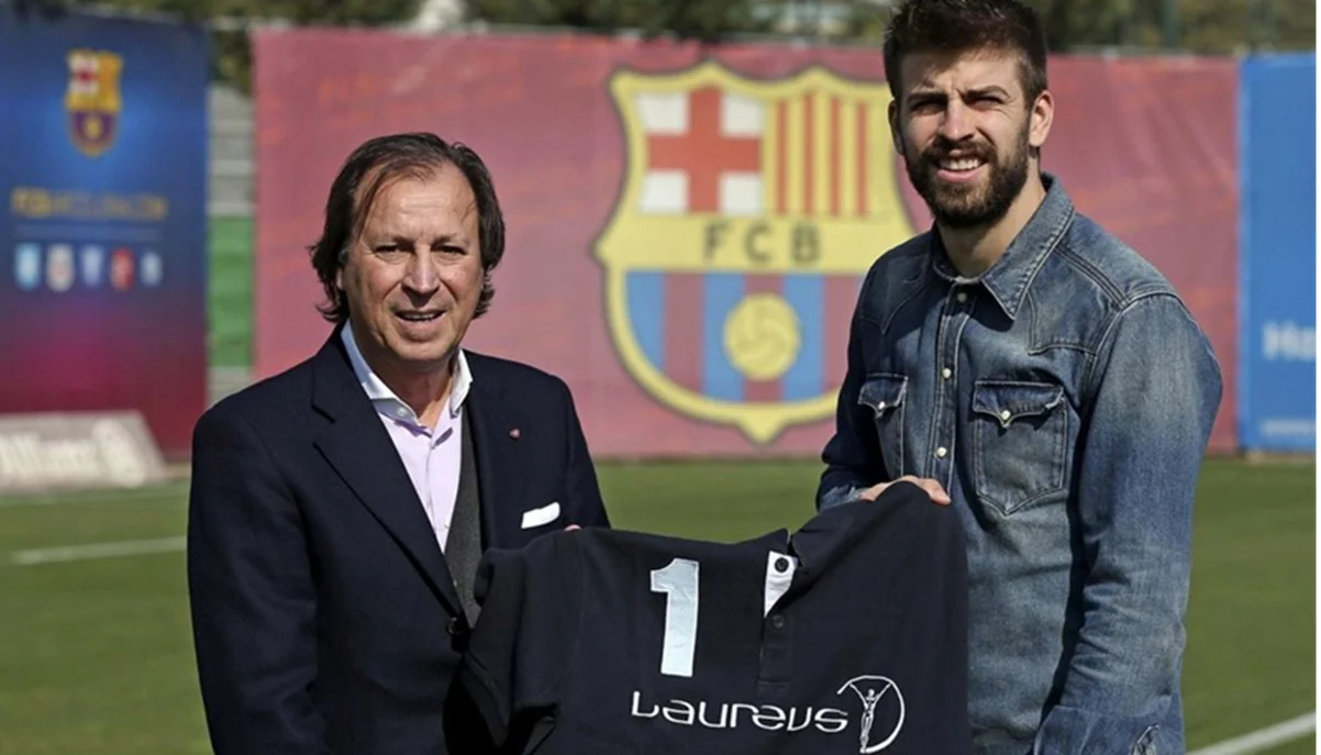 Габриэль Масфуролл и Жерар Пике / фото: EFE/Miguel Ruiz