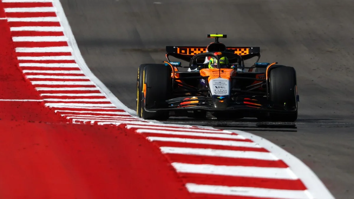 Ландо Норрис на Гран-При США / Getty Images