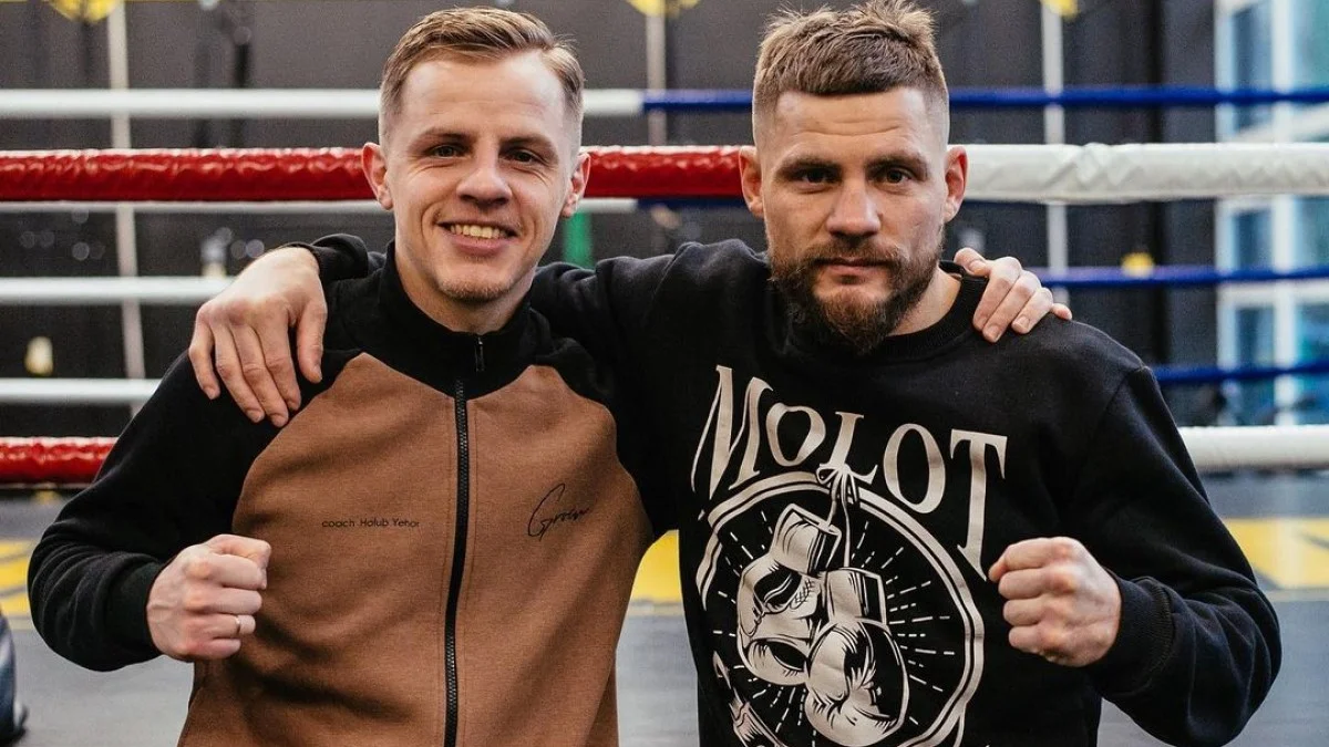 Егор Голуб и Денис Беринчик / фото: Федерация бокса Украины