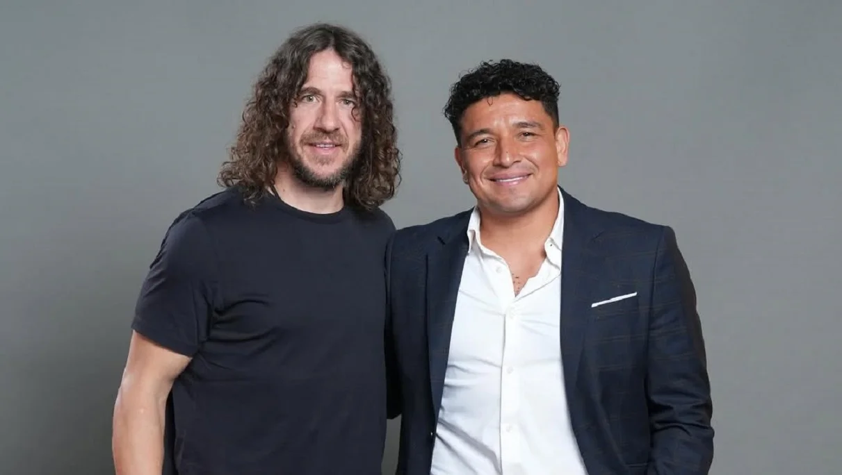 Пинейда (справа) с легендарным Пуйолем / Фото с https://www.instagram.com/donpine/