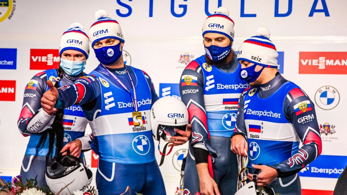 Реакция российских саночников на лишение нейтрального статуса / Фото: fil-luge.org